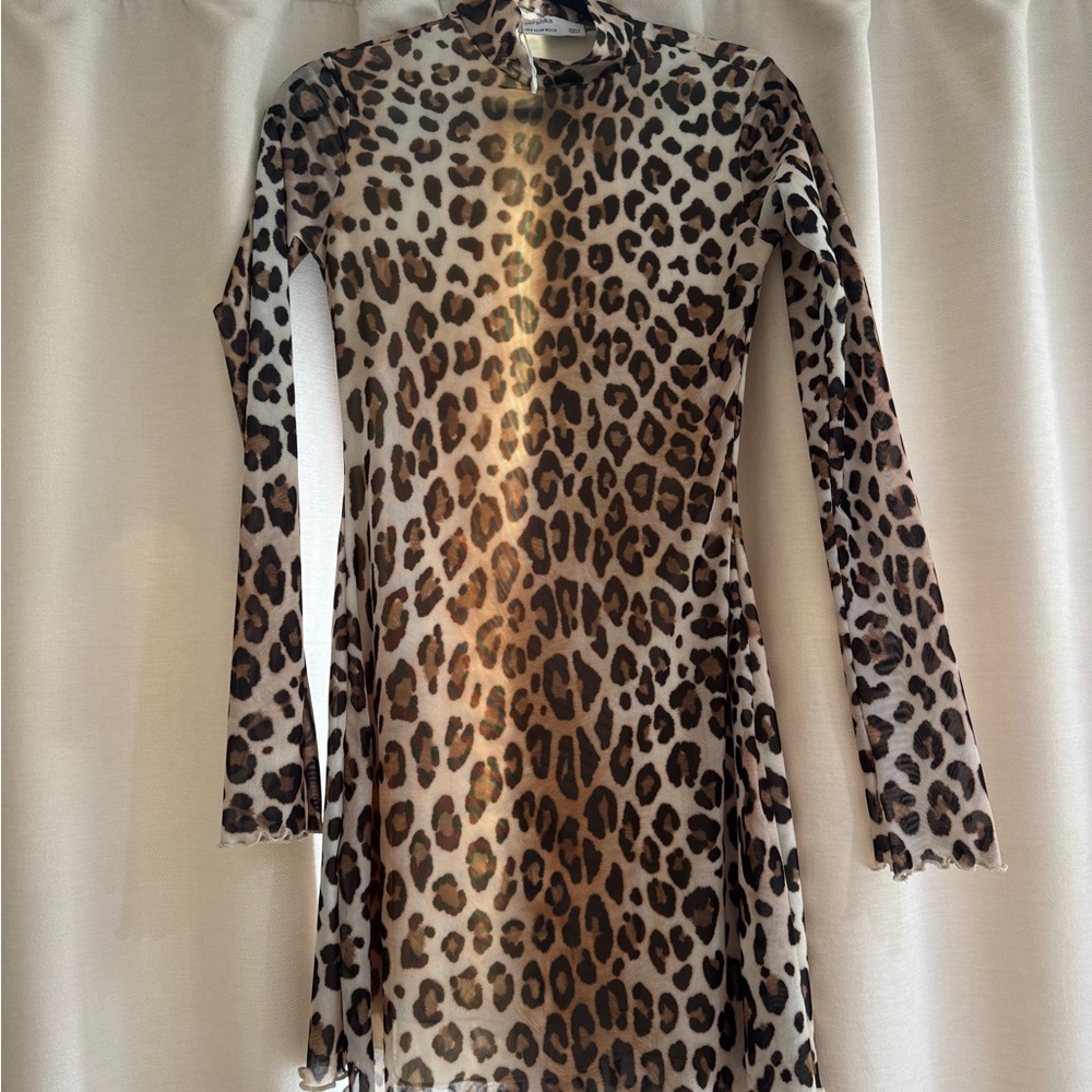 Bershka Animal Print Dress